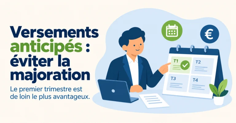 Versements anticipés : éviter la majoration d'impôt | Onyxe