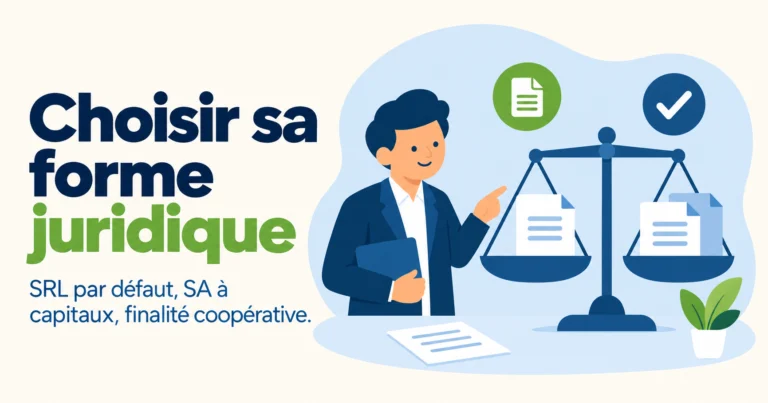 SRL, SA ou coopérative : choisir sa forme juridique | Onyxe