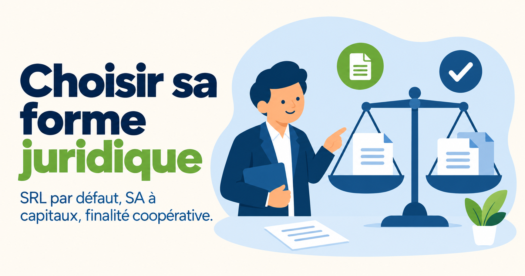 SRL, SA ou coopérative : choisir sa forme juridique | Onyxe